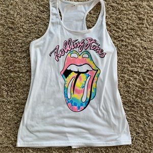 Rolling Stones racer back tank top